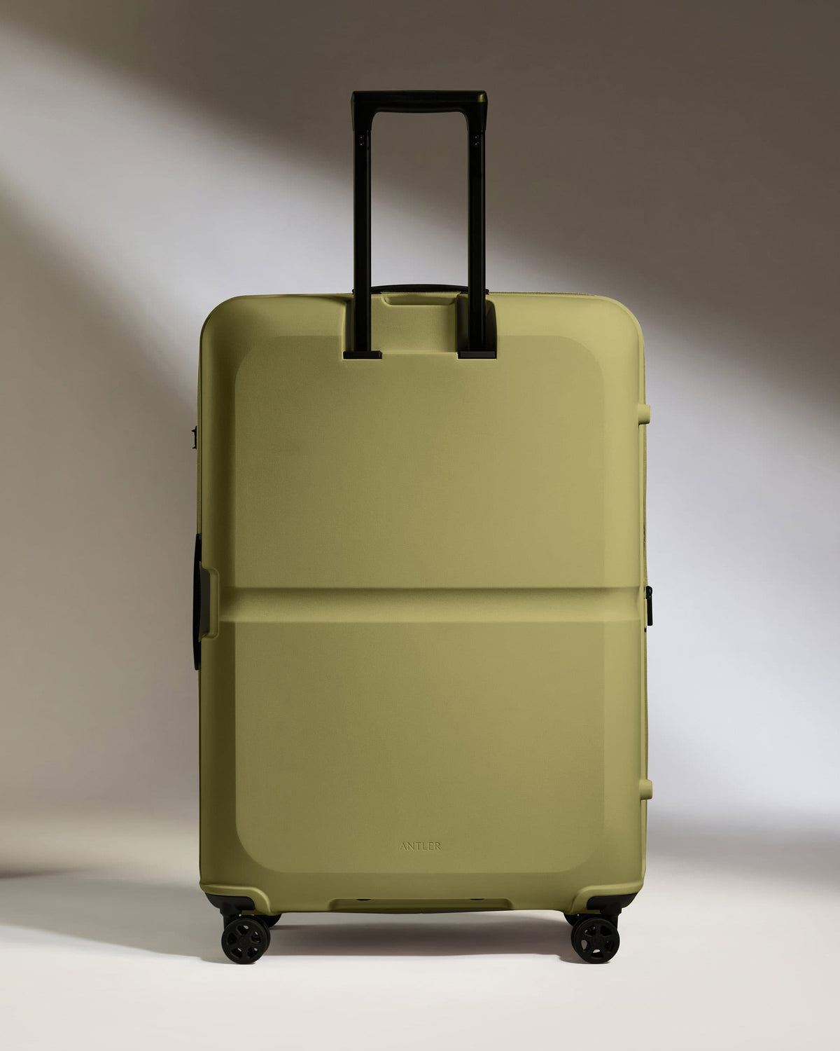 Antler Luggage - Large Suitcase in Reed Green - Single Stripe - Hard Suitcase - Large Large Suitcase in Green - Single Stripe | Checked Luggage & Large Suitcases