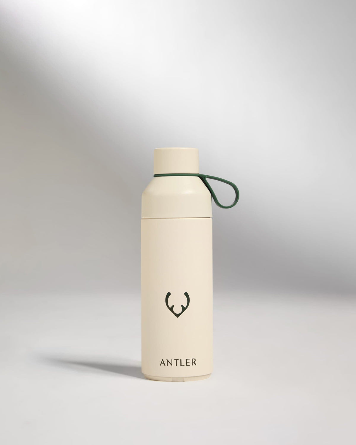 Antler Luggage - Ocean Bottle x Antler in Cream (500ml) - Water Bottle Ocean Bottle x Antler in Cream (500ml)