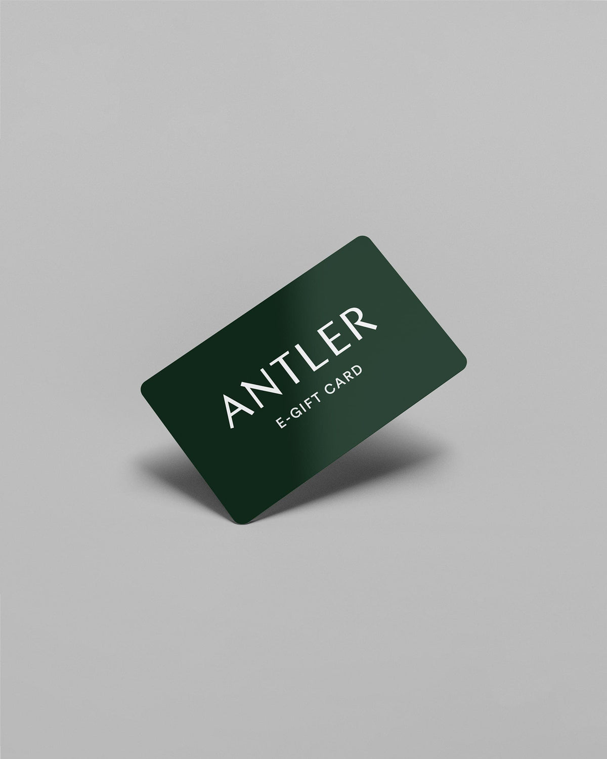 a green card with white text