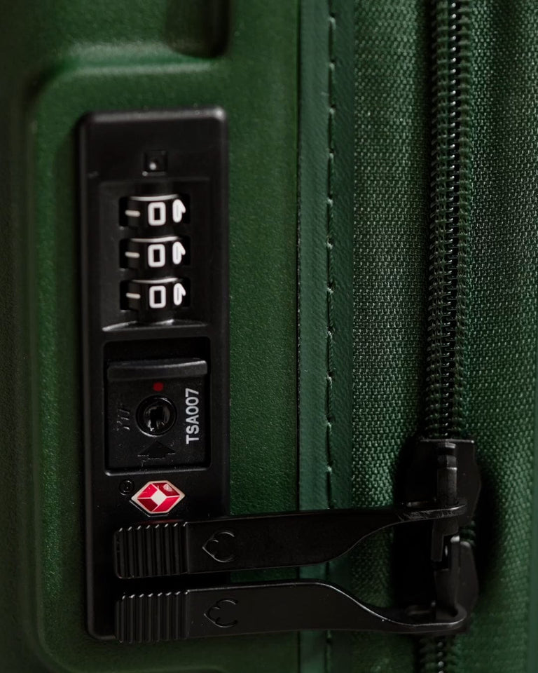 a close up of a suitcase