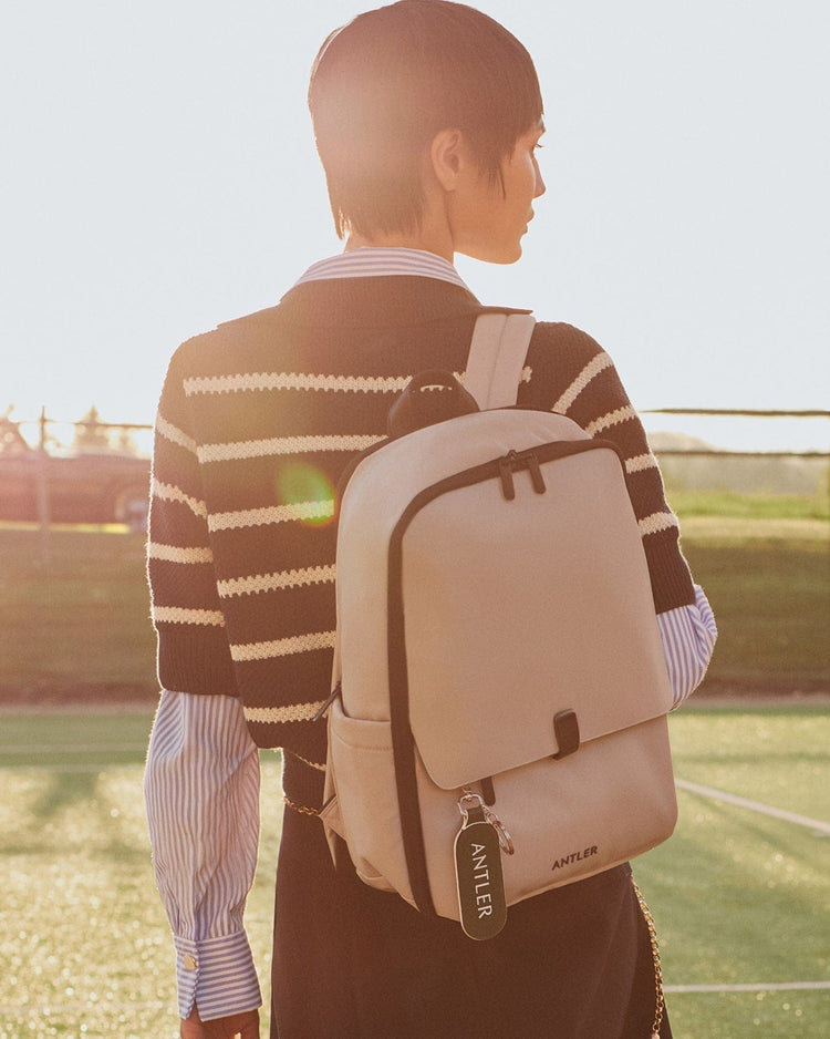 a person with a backpack