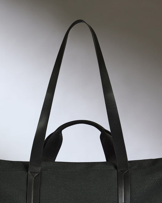 a black bag with straps