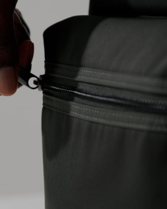 a hand holding a zipper