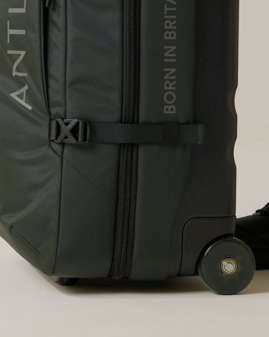 a close up of a suitcase