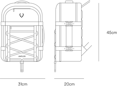 a black background with a black square