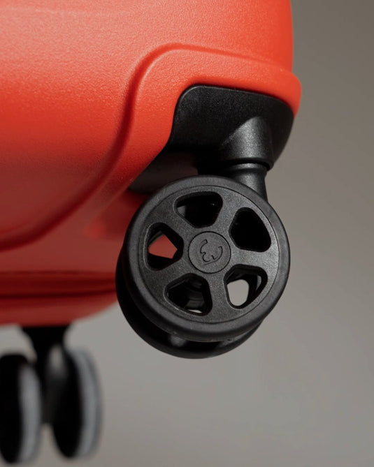 a wheel on a suitcase