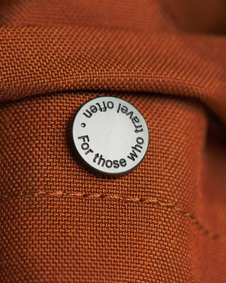 a button on a piece of fabric