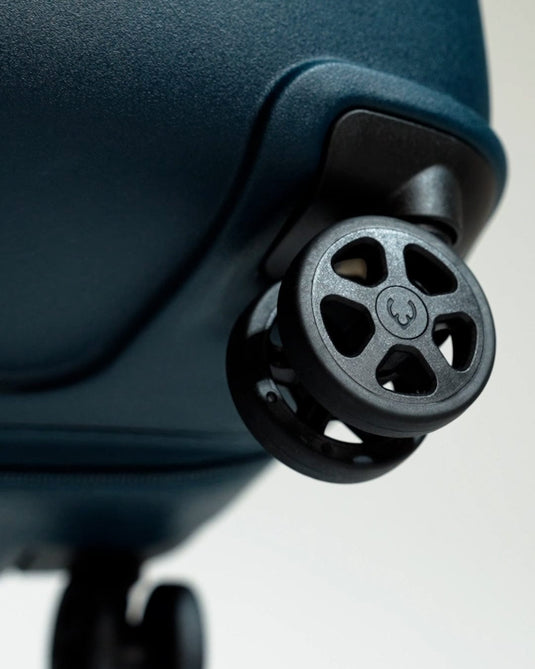 a wheel on a suitcase