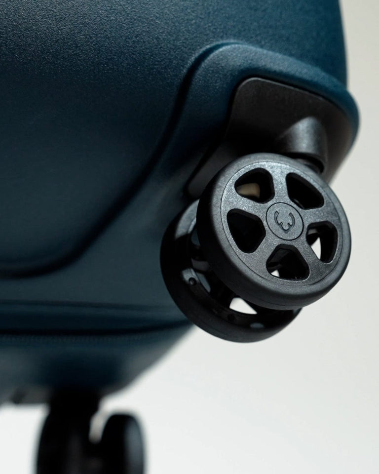 a wheel on a suitcase