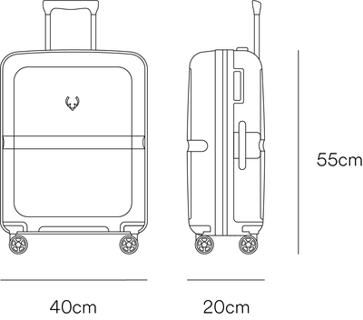 a black background with white lines