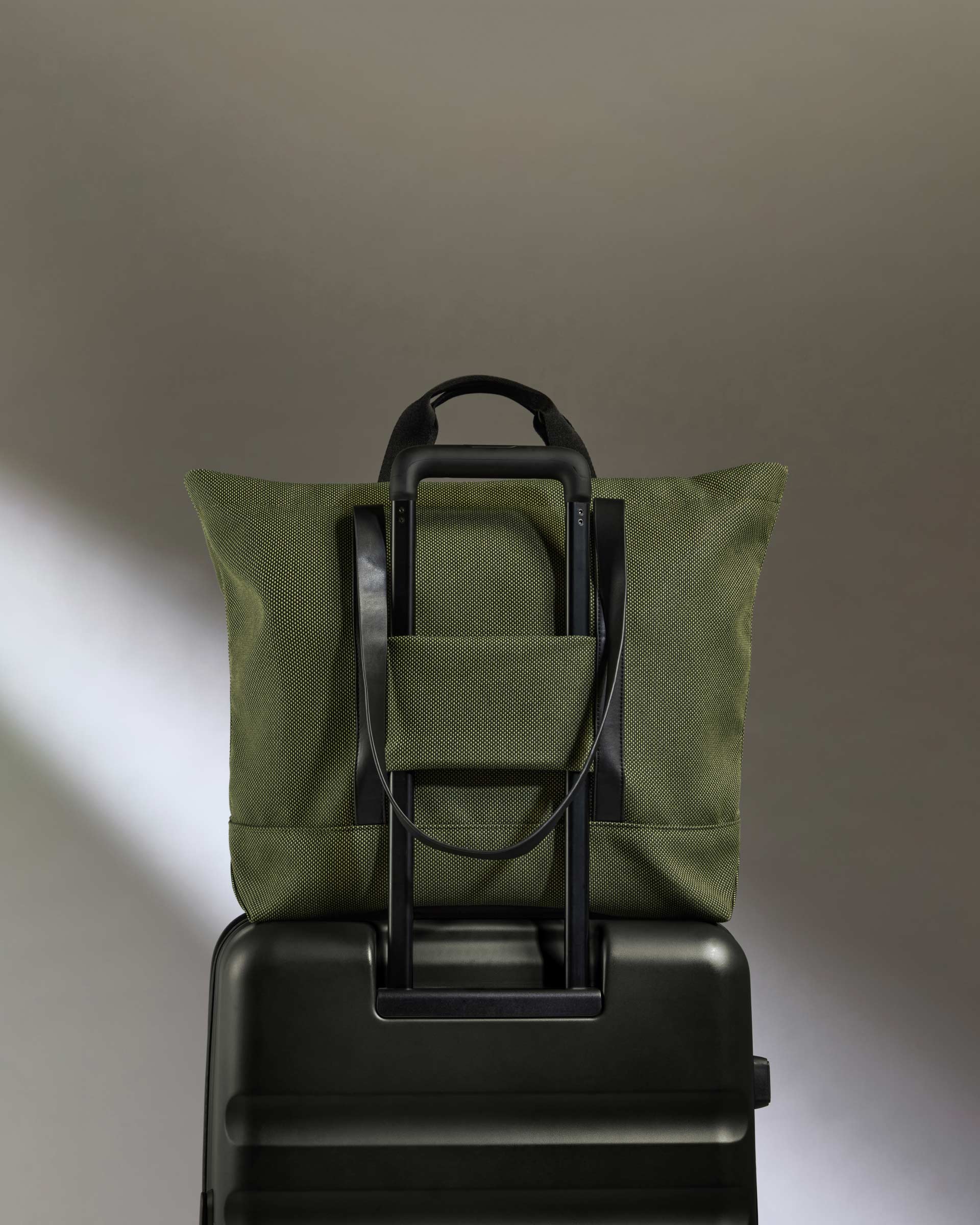 Antler Luggage -  Antler Weave Shopper in Olive Green - Tote Bag Antler Weave Shopper in Olive Green | Travel & Work Bags and Accessories