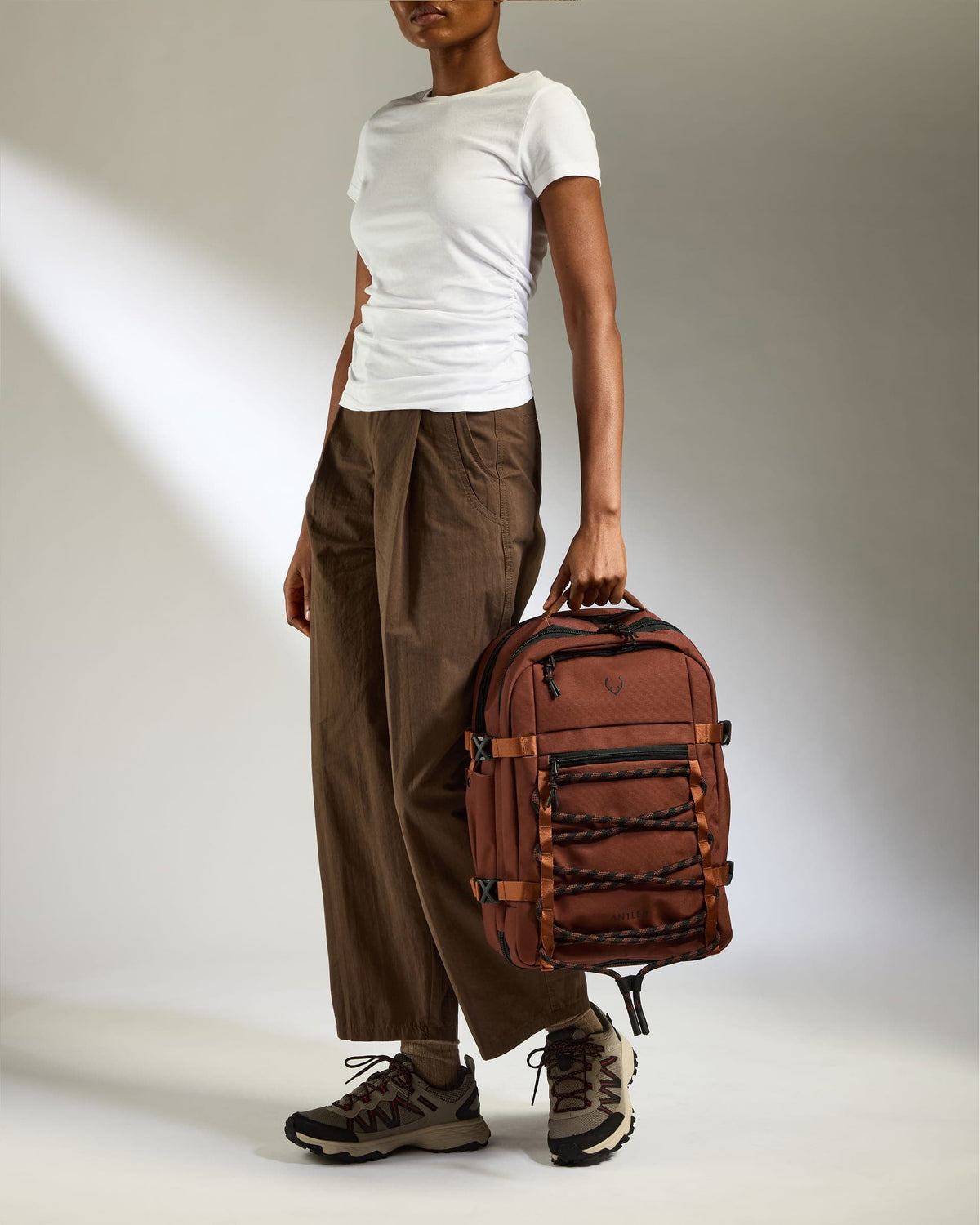 Antler Luggage -  Discovery 28L Backpack in Clay Brown - Backpack Discovery 28L Backpack in Clay | Rucksacks & Travel Bags