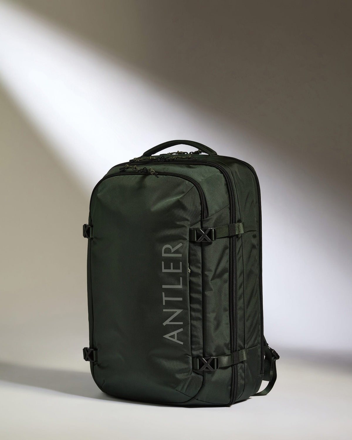 Antler Luggage -  Discovery 60L Backpack in Dark Forest Green - Backpack | Large Discovery 60L Backpack in Green | Rucksacks & Travel Bags