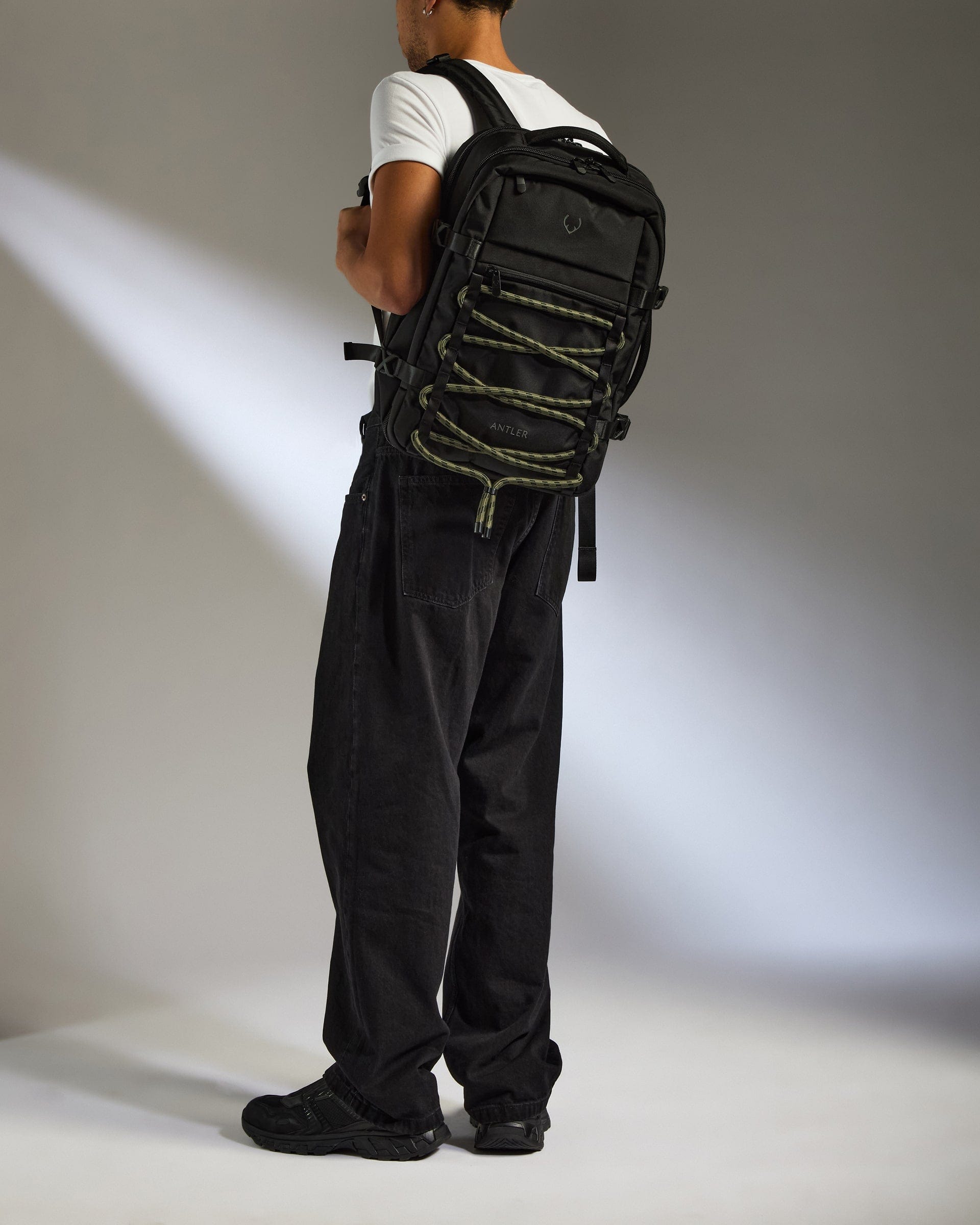 Antler Luggage -  Discovery Backpack in Carbon Black - Backpack Discovery Backpack in Black | Rucksacks & Travel Bags