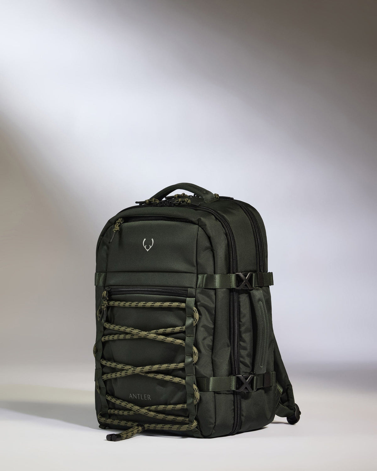 Antler Luggage -  Discovery Backpack in Dark Forest Green - Backpack Discovery Backpack in Dark Green | Rucksacks & Travel Bags