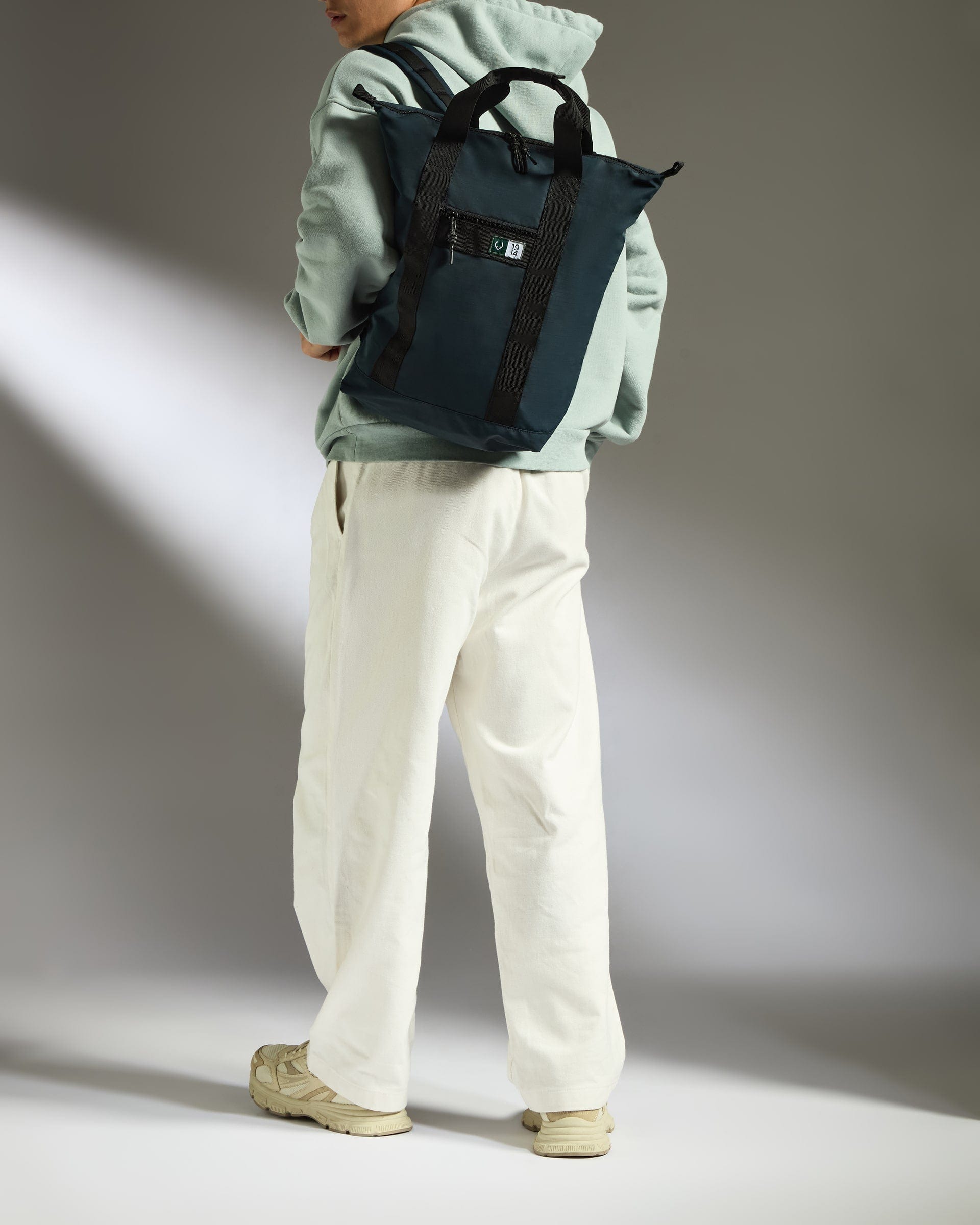 Antler Luggage -  Essential 2-in-1 Tote Backpack in Navy - Backpack Essential 2-in-1 Tote and Backpack in Navy | Travel & Lifestyle Bags | Convertible Bag