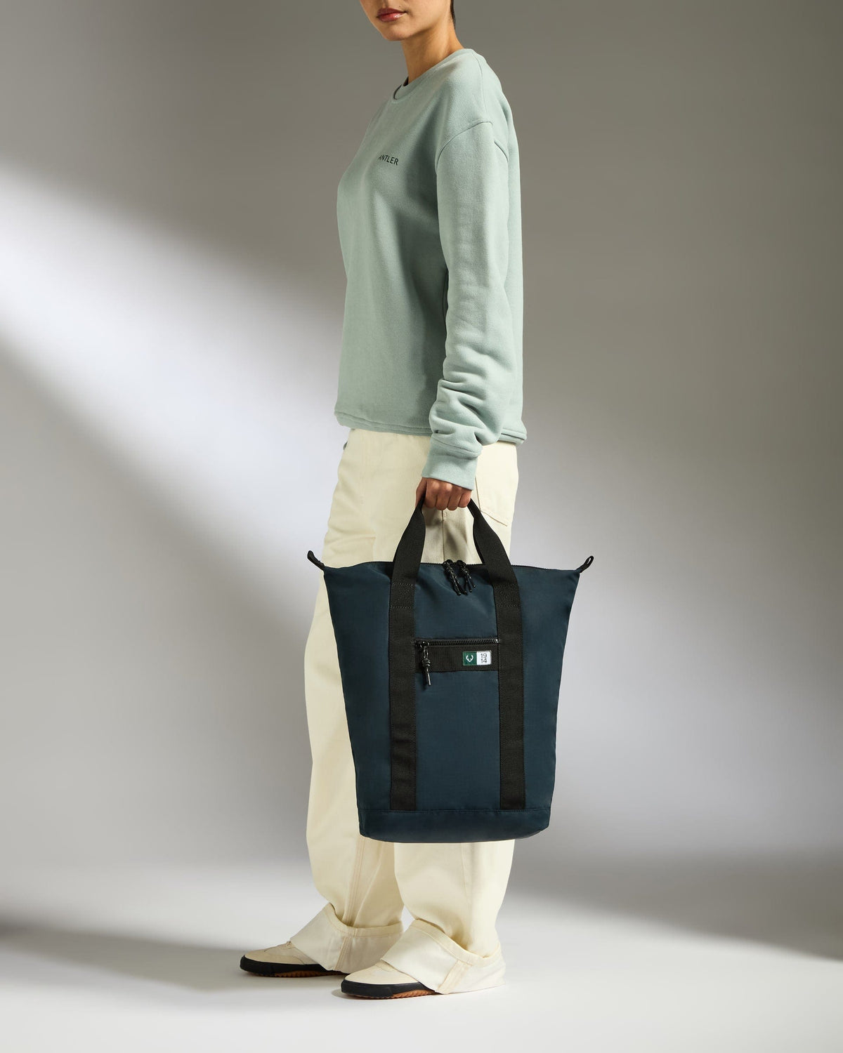 Antler Luggage -  Essential 2-in-1 Tote Backpack in Navy - Backpack Essential 2-in-1 Tote and Backpack in Navy | Travel & Lifestyle Bags | Convertible Bag