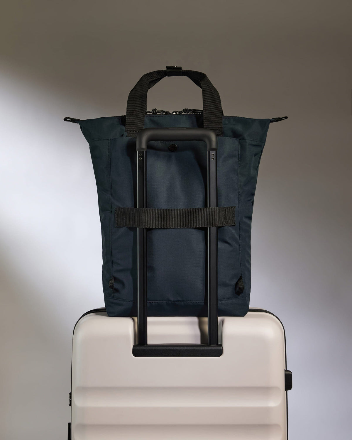 Antler Luggage -  Essential 2-in-1 Tote Backpack in Navy - Tote Bag Essential 2-in-1 Tote and Backpack in Navy | Travel & Lifestyle Bags | Convertible Bag