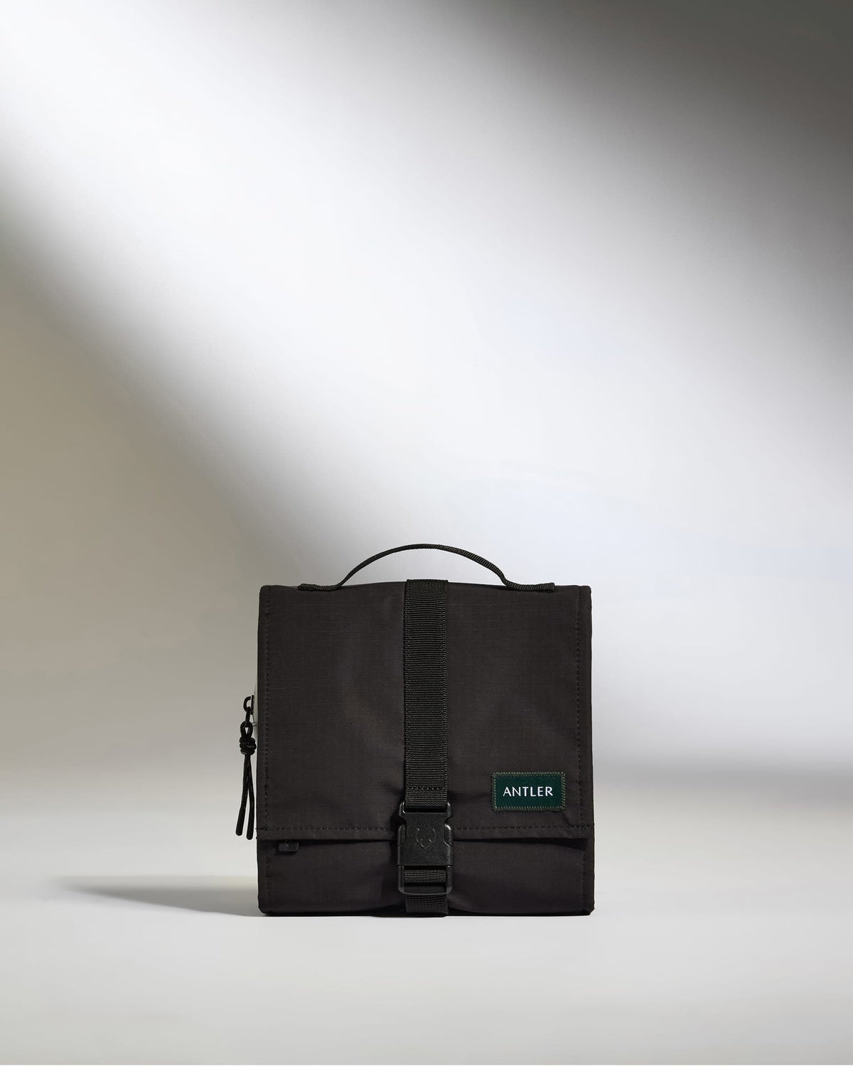 Antler Luggage -  Essential Hanging Wash Bag in Black - Wash Bag Essential Hanging Wash Bag in Black | Travel Accessories & Toiletry Bag