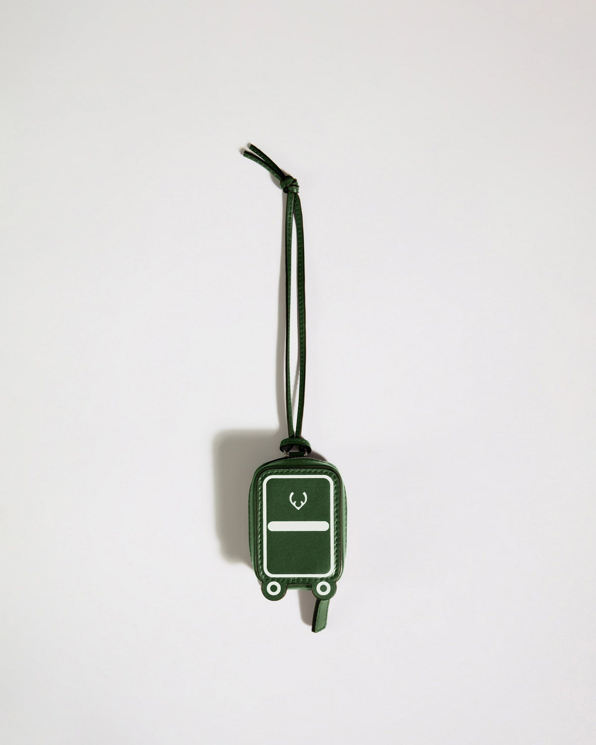 Antler Luggage -  Heritage Leather AirPods Case in Green - Airpod Case Leather Airpod Case in Green | Airpod Earbud Holder & Travel Accessories