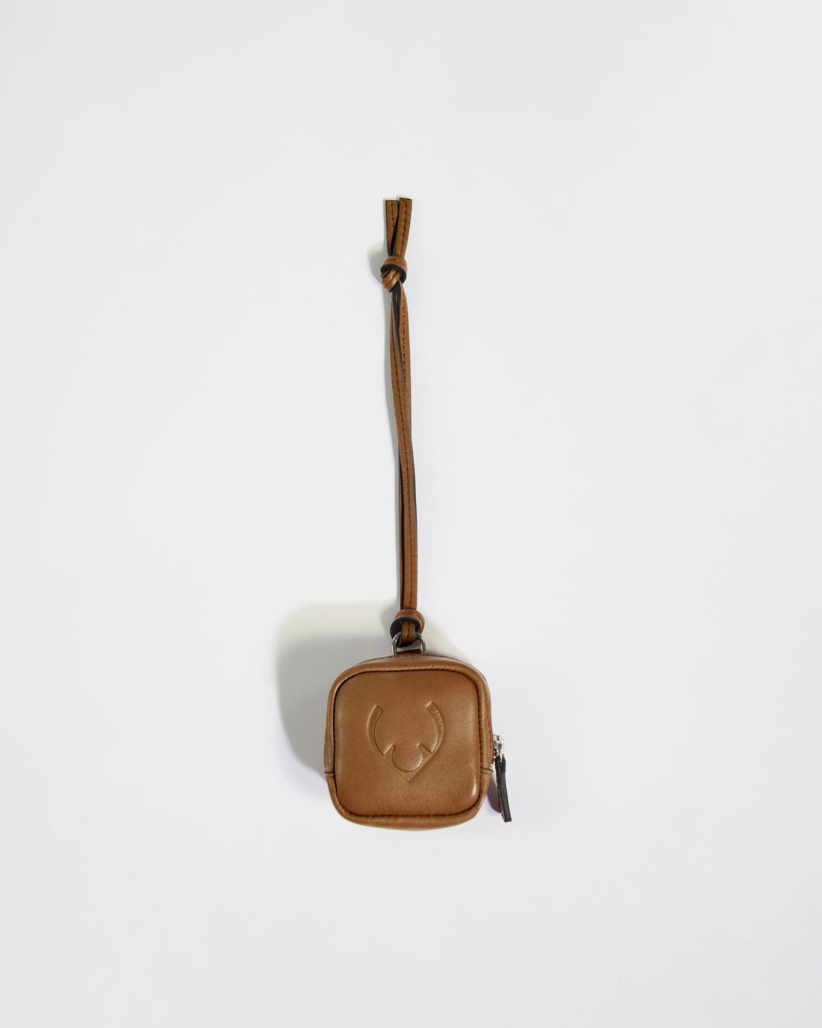 Antler Luggage -  Heritage Leather AirPods Case in Tan - Airpod Case Leather Airpod Case in Tan | Airpod Earbud Holder & Travel Accessories