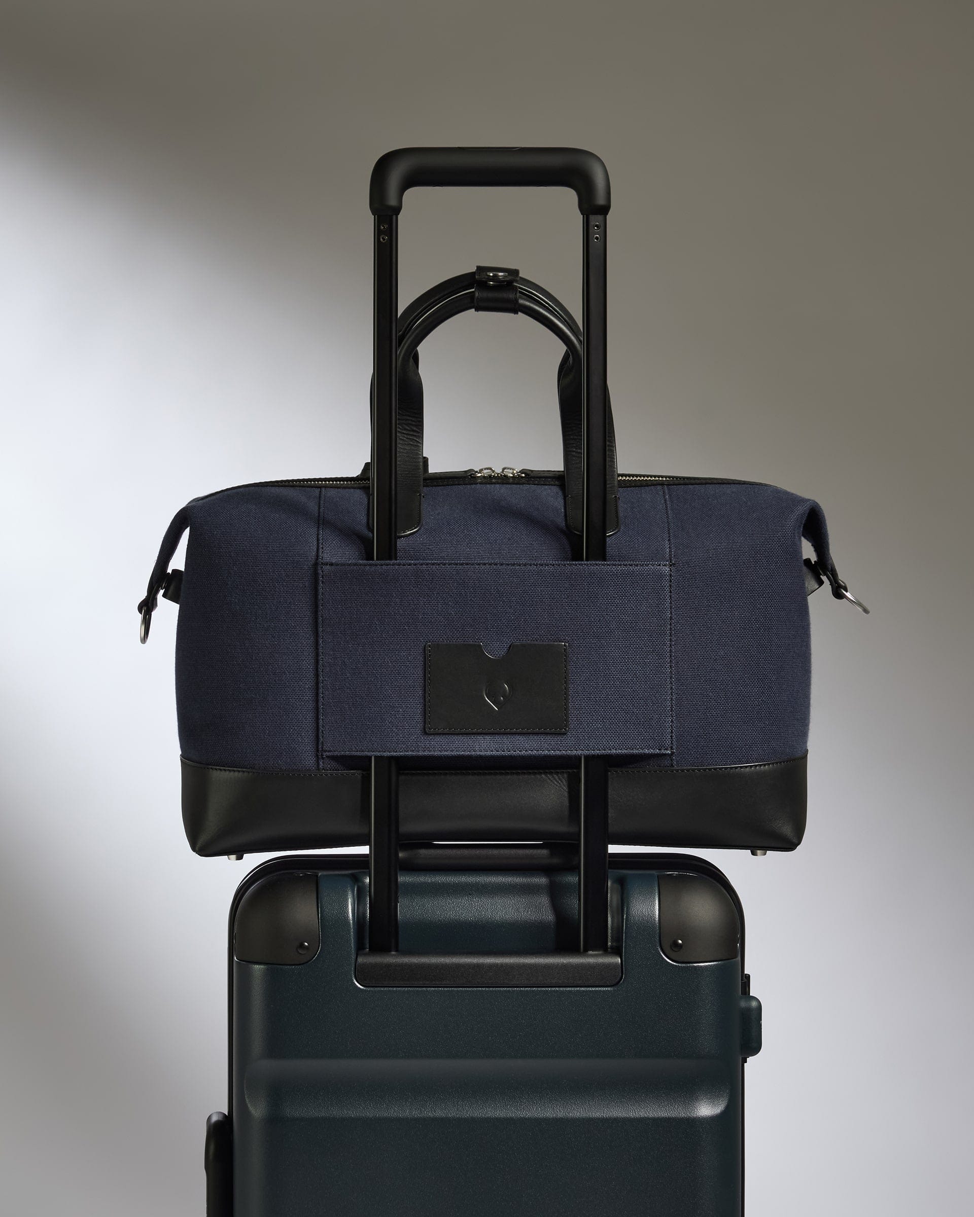Antler Luggage -  Heritage Overnight Bag in Navy - Overnight Bag Heritage Overnight Bag in Navy | Weekend Bags & Overnight Travel Bags