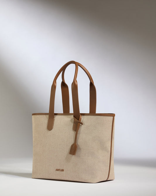 Antler Luggage -  Heritage Tote Bag in Natural - Tote Bag Heritage Tote Bag in Natural Beige | Travel & Work Bags and Accessories