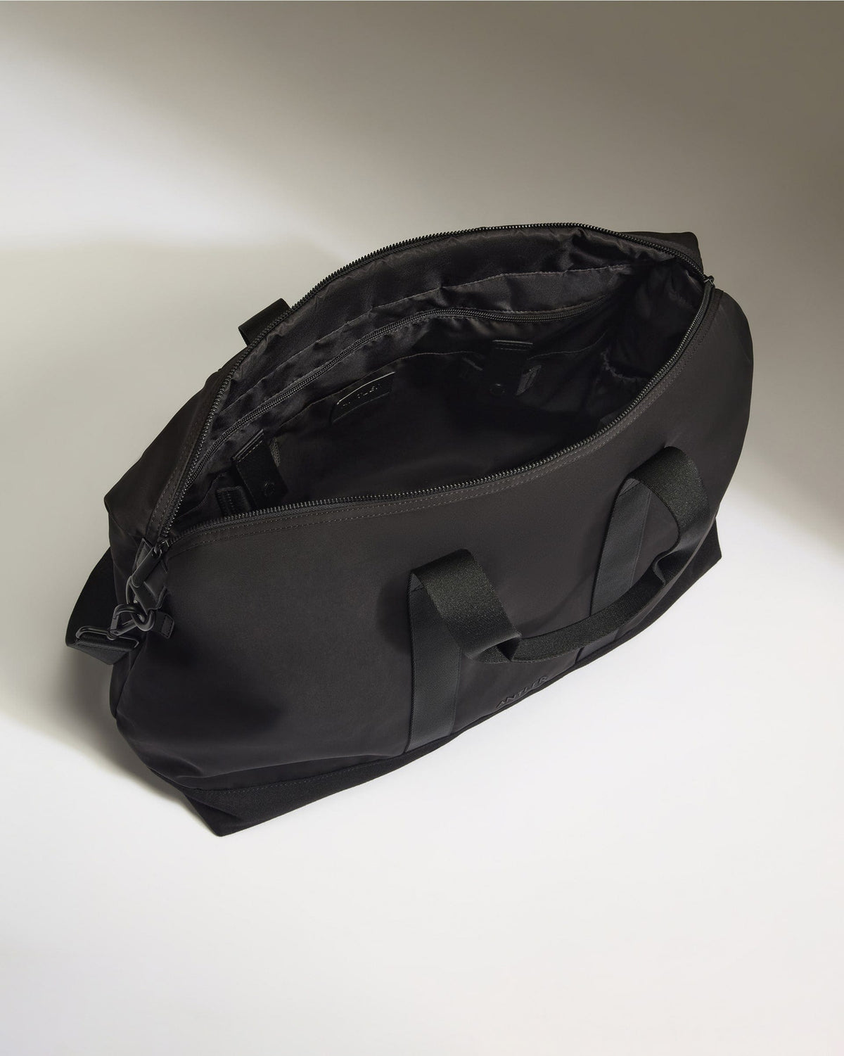 Antler Luggage -  Icon Weekender Bag in Black - Weekender Icon Weekender Bag in Black | Travel & Lifestyle Holdall Duffel Bags 
