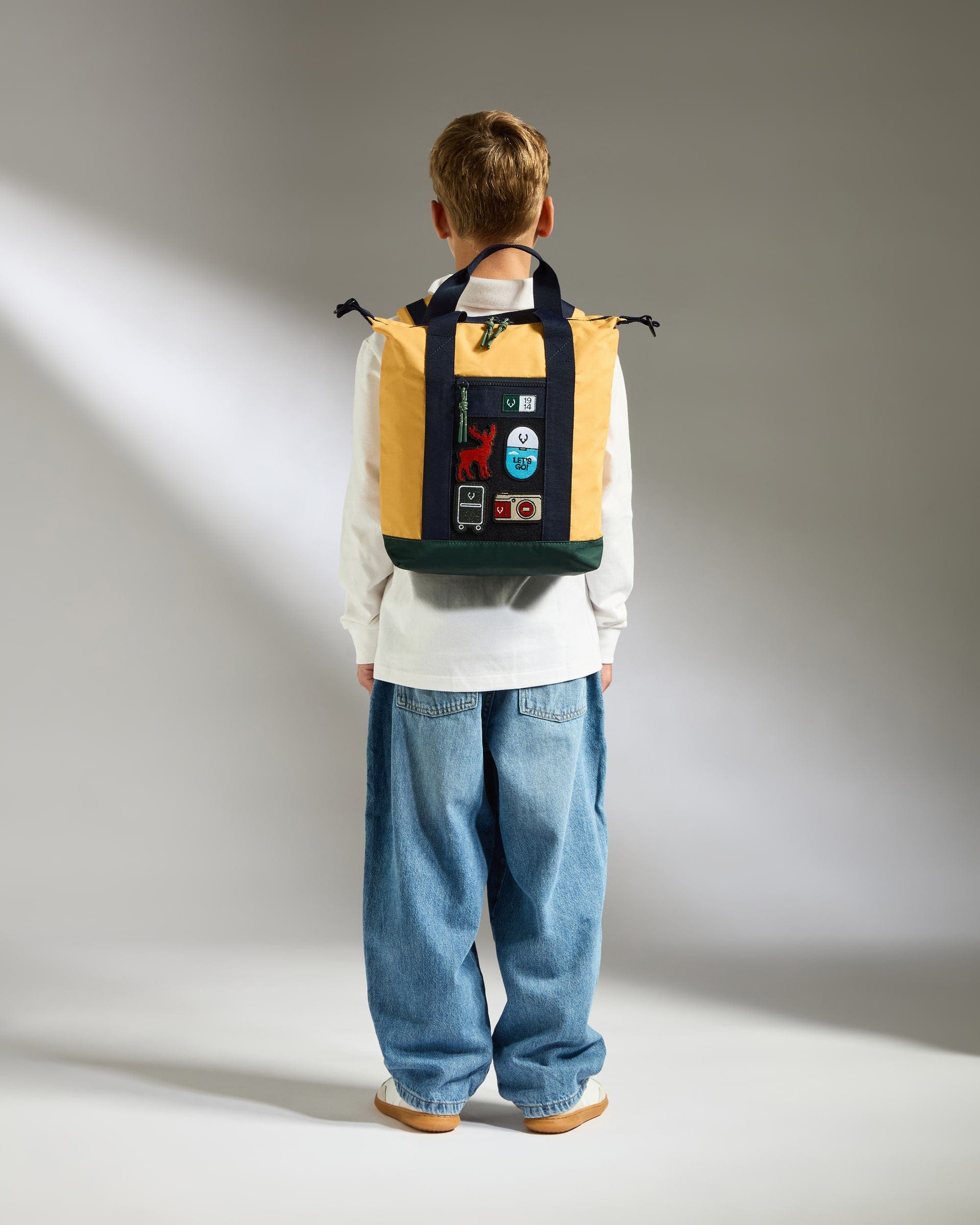 Antler Luggage -  Kids Essential Backpack in Mustard Yellow - Backpack Kids Essential Backpack in Yellow | Travel & School Bags