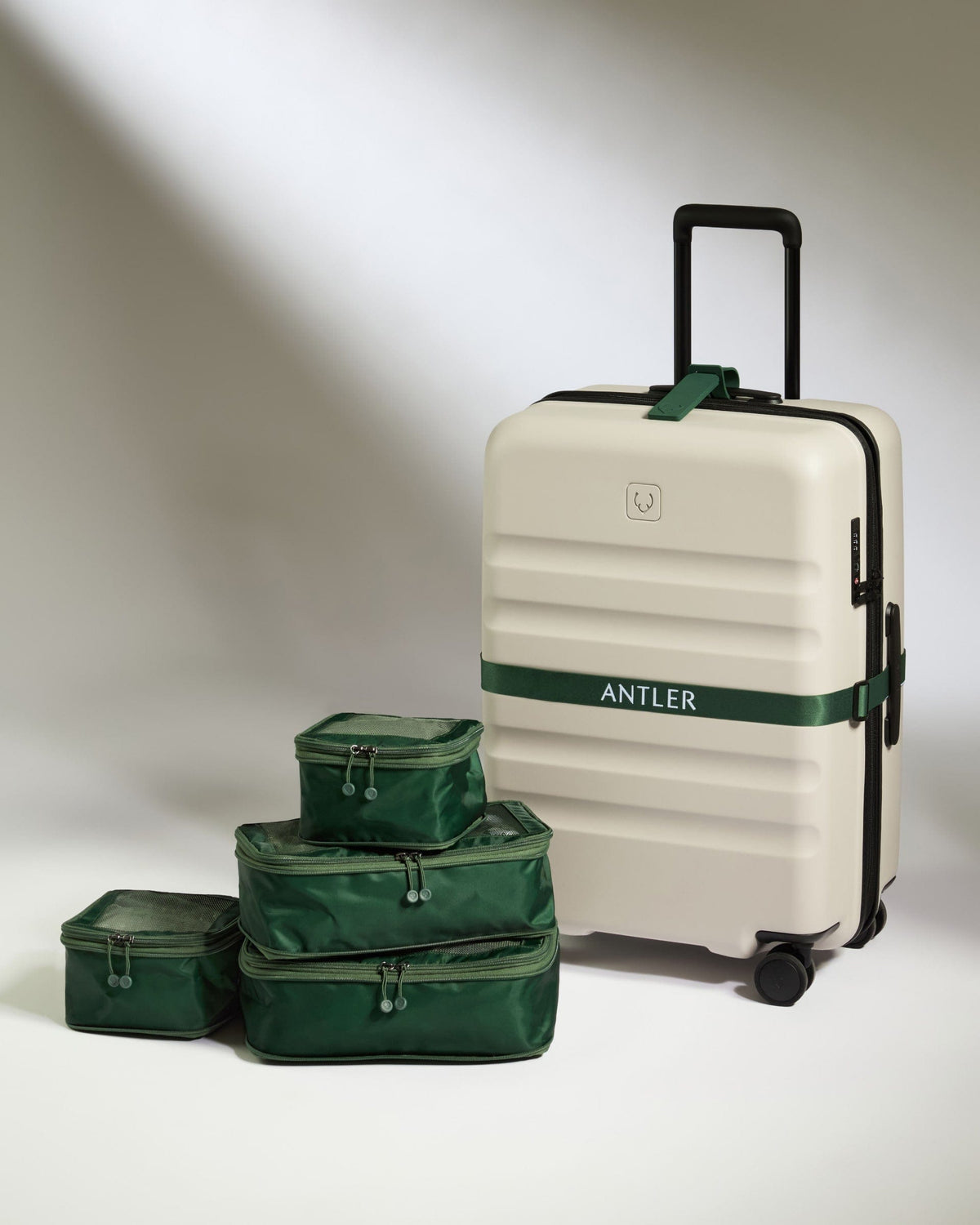 Antler Luggage -  Packing Cubes in Green - Set of 4 - Packing Cube Packing Cubes in Green Set of 4 » Travel Accessories » Packing Organiser