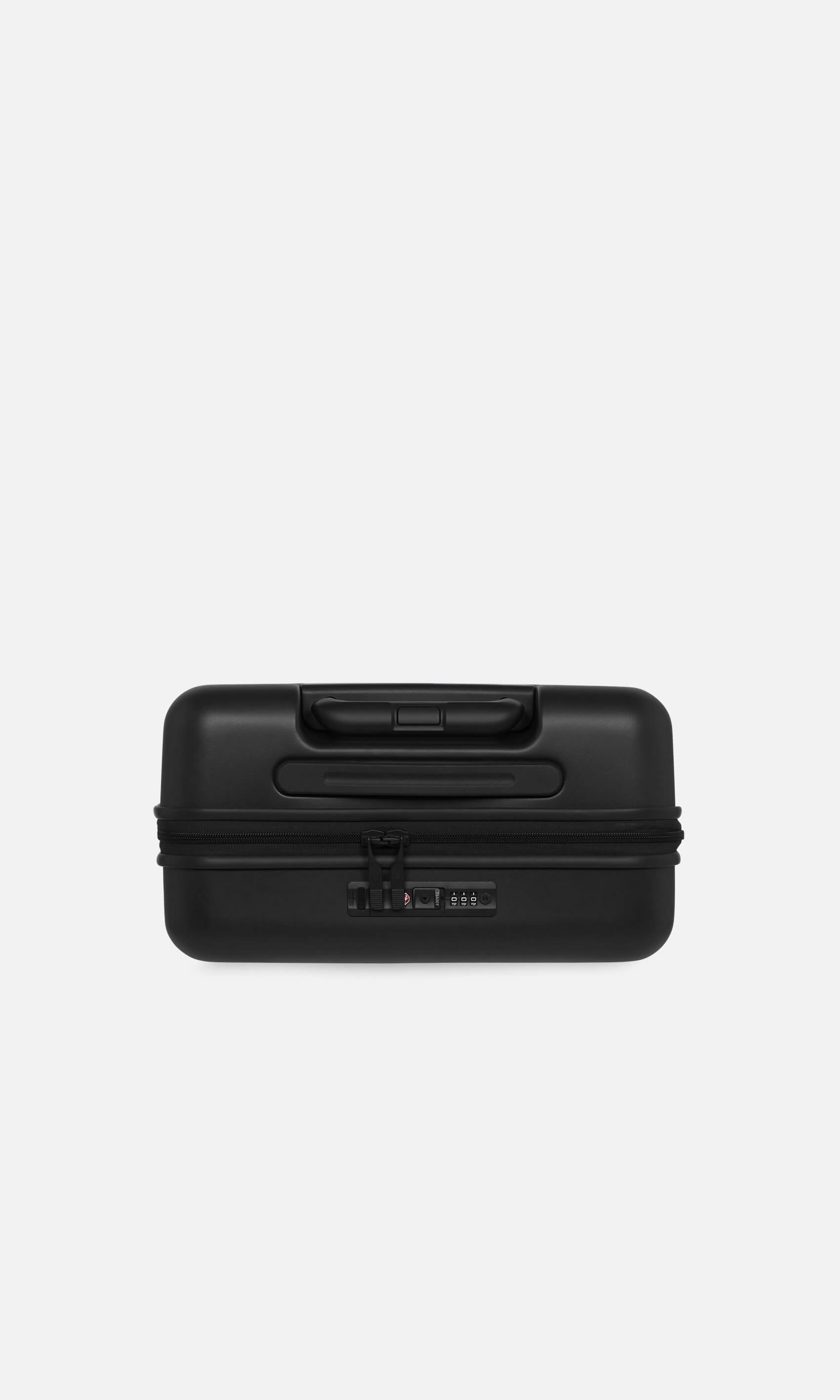Antler Luggage -  Stamford cabin in midnight black - Hard Suitcases Stamford Cabin Suitcase Black | Hard Luggage | Antler UK