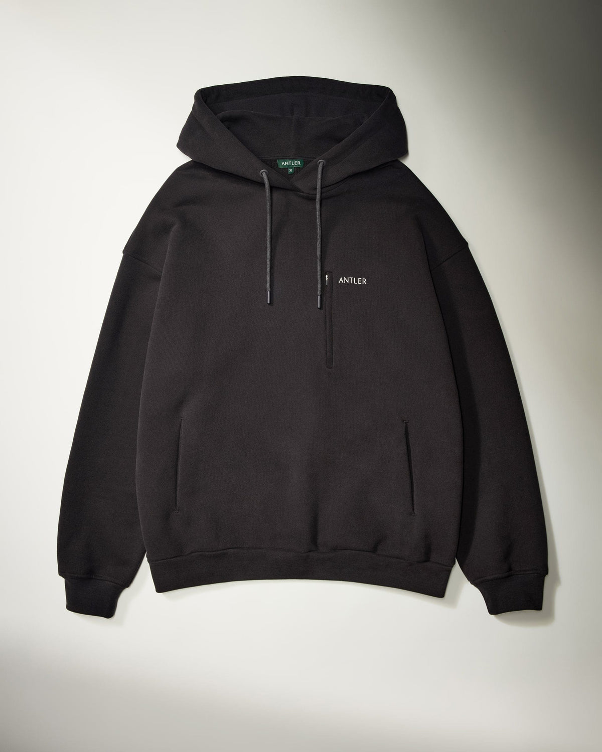 Antler Luggage -  Travel Essential Hoodie in Charcoal Black - Apparel Travel Essential Hoodie in Black