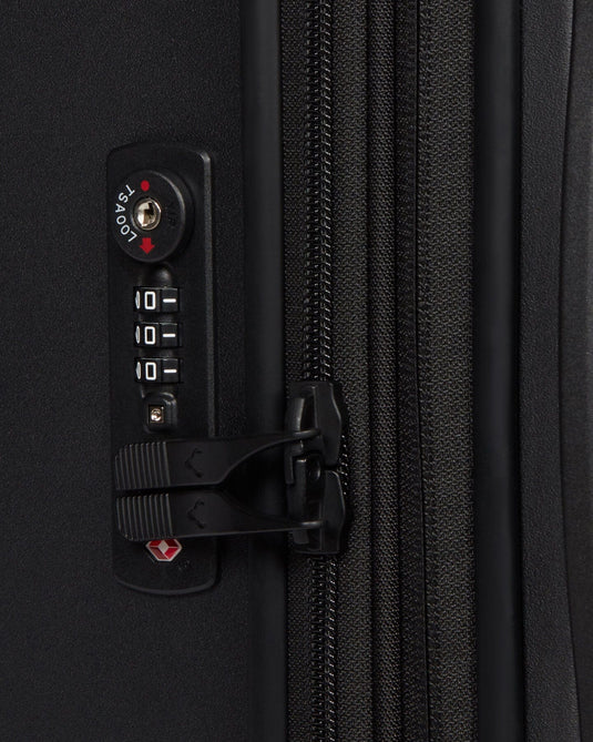 a close up of a suitcase